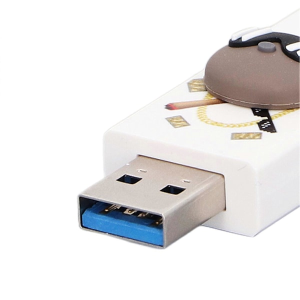 USB-muistitikku Söpö Sarjakuva U-levy Kannettava USB3.0-muistitikku Puhelimelle Kannettavalle Tietokoneelle PC Kaiuttimelle 128GB?3.0 YEMMA