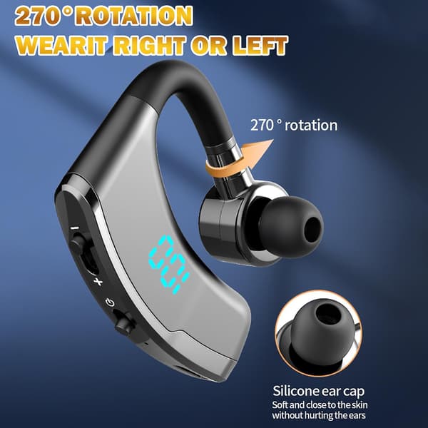 Ny V9 Trådlöst Bluetooth 5.0 Headset Sport Hörlurar