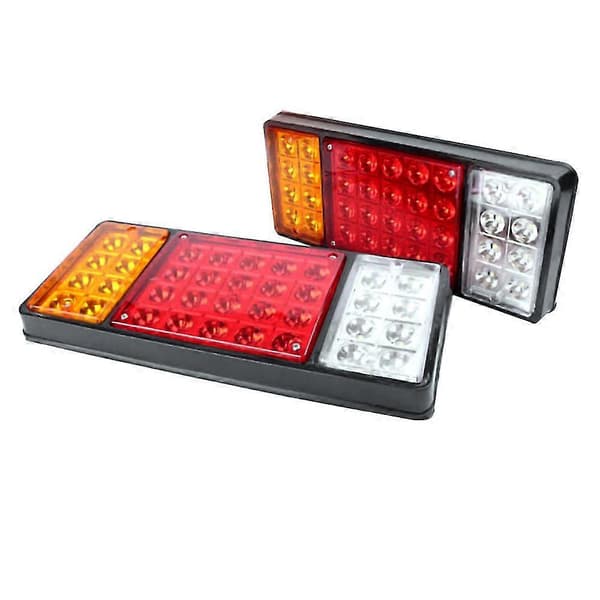 2 stk. Vanntett Bil 36 Led Baklys Baklamper Par Båttilhenger