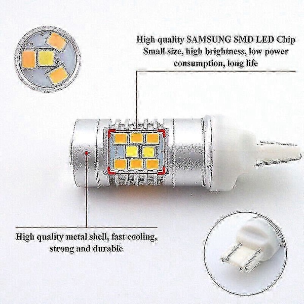 WJTG För Switchback LED för 2002-2014 Honda ST1300 Blinkers med Varselljus