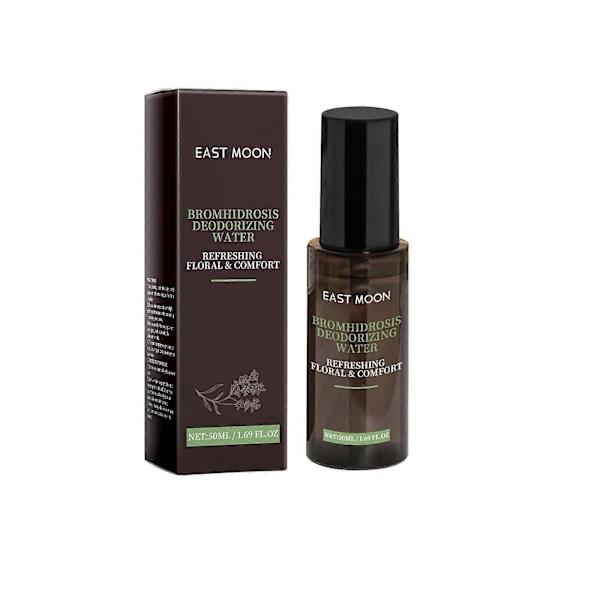 Opfriskende spray til mænd mod armhulesved og lugt, rensende naturlig duftbehandling