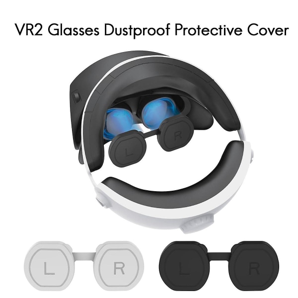 VR Lens Protector Cover Linsehætte Bløde Briller Silikone Etuier Ærme Anti-ridse Cover til PS VR2 H