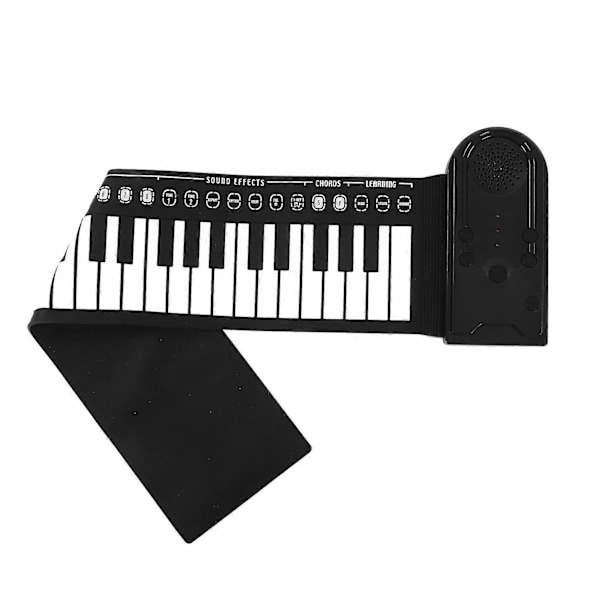 Handrollad Piano 49 Tangenter Bärbart Vikbart Elektriskt Keyboard Piano med Högtalare för Nybörjare Musikinstrument