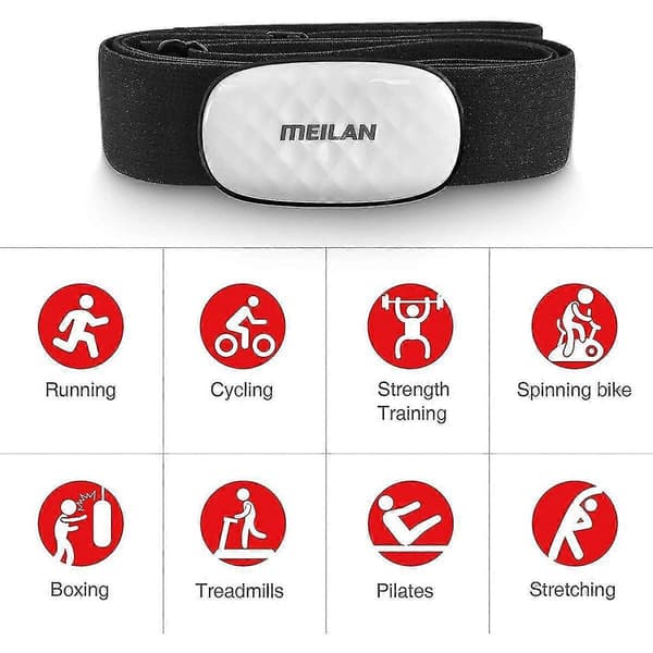 Meilan C5 pulssensor brystrem fitness tracker puls