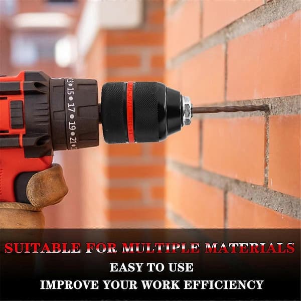 1,5-13mm nøkkelfri håndborechuck 1/2-20UNF med SDS Plus-adapter