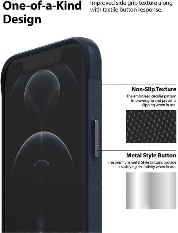 För iPhone 13mini, Silikon TPU Skydd, Stötsäker, Tunn, Repskydd, Pansar, Marinblå