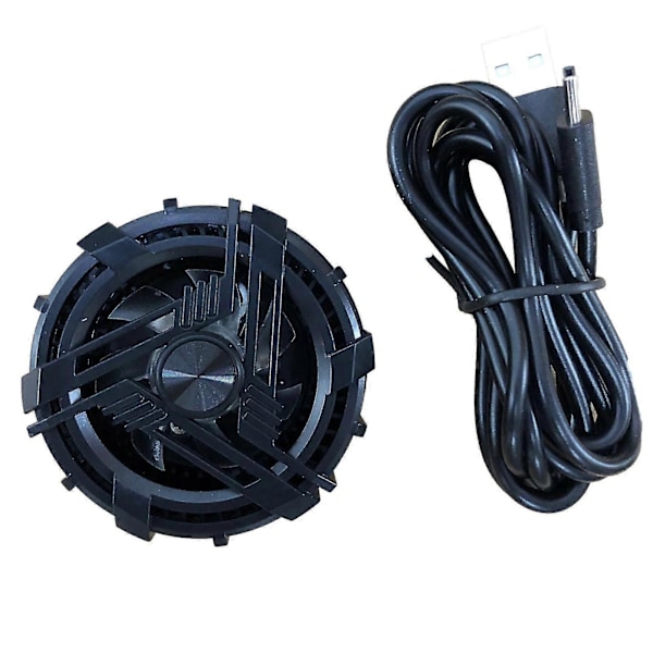 1 Set Telefonkylare Magnetisk Absorption Färgglatt Ljus Ljudreducering Snabb Kylning Halvledar Telefon Baksida Radiator Telefontillbehör