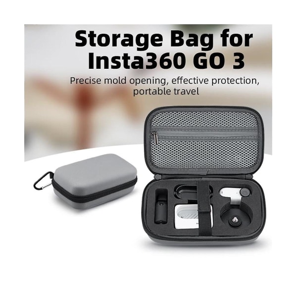 Opbevaringstaske til Go 3 Body-bæretaske Action-kamerataske Beskyt sportskameratilbehør