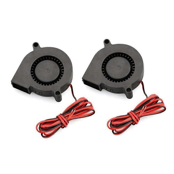 Luftblåser Turbovifte Ultra-Stille Liten DC Kjølevifte 5015 DIY 3D-skriver Monteringssett for RepRap E