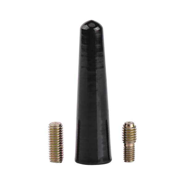 Universal 2,2 tommers Mini Bilantenne AM FM Antenne Bilradioerstatning Svart