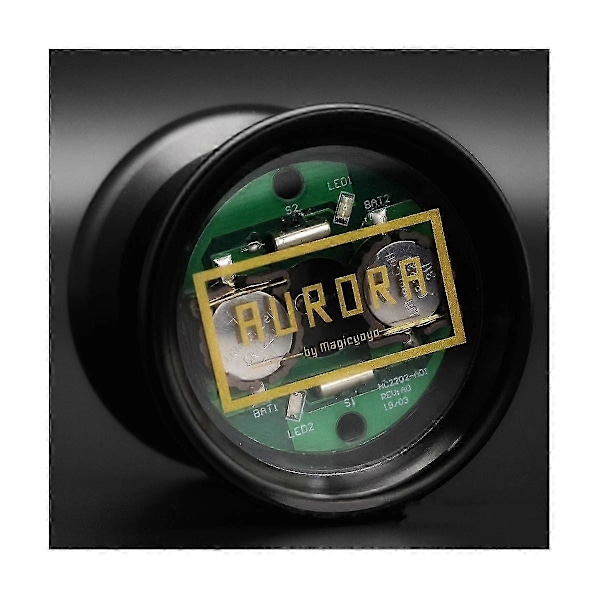Y02-AURORA LED Legering Aluminium Hög Precision Kullager Yoyo för Nybörjare Aluminiumlegering Yoyo Leksak Lo s202412121165