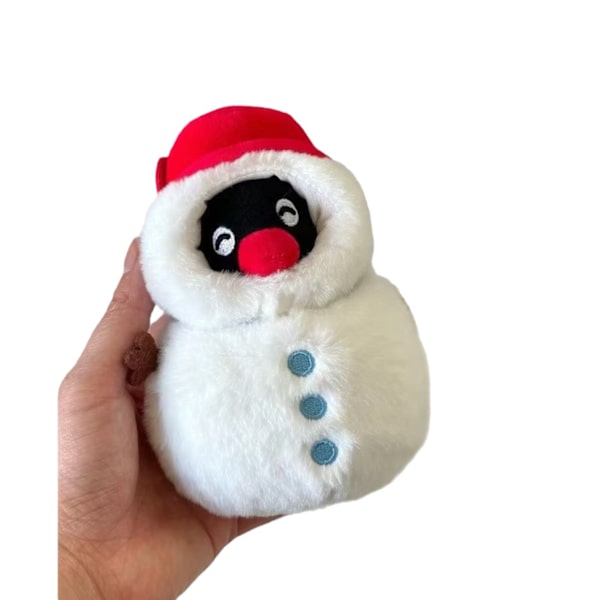 Pingu DouDou -sarjan lumiukko-pingviinipehmo