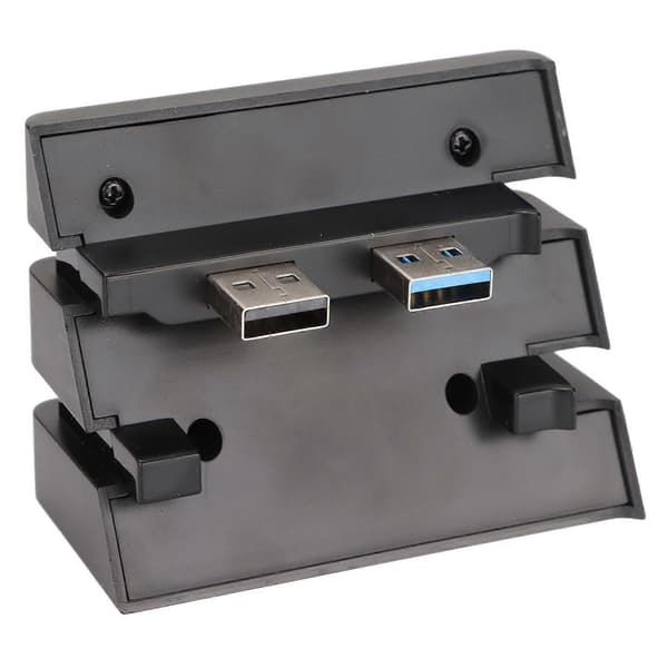 Spilkølerblæser 5 Blæser Automatisk Ekstern Spillekonsol USB-køler med HUB til PS4 Pro