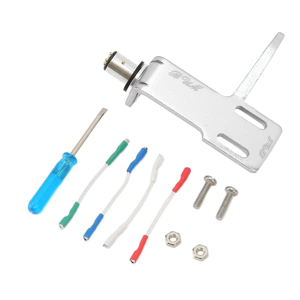 Phonograf Pladespiller Headshell Aluminium Legering Headshell Patronholder til Pladespillere Sølv