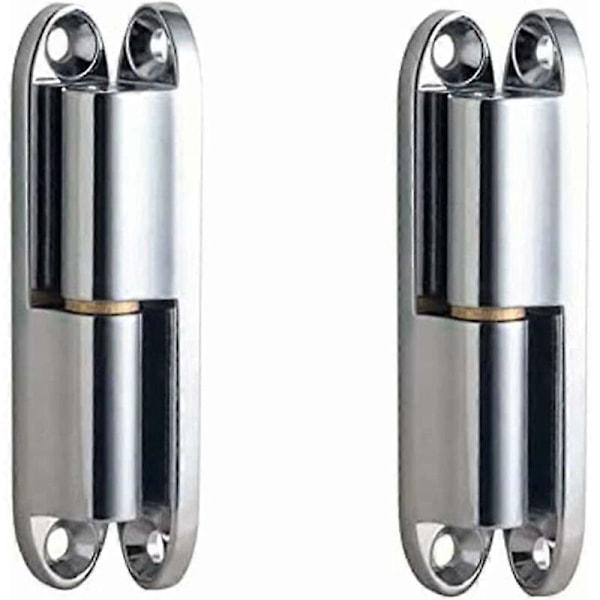 2 Stykker Hengsler Rustfritt Stål Hengsel, Dørskruehengsel, Skruehengsel for Dører, Renoveringshengsler, for Dør, Eske, Skur, Vindu, Gjerde 80mm