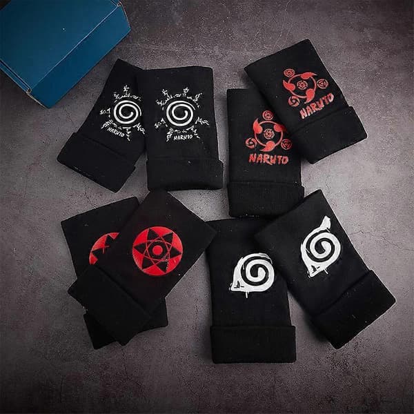 Anime Hansker To-Dimensjonal Animasjon Cosplay Prop Tykke Bomull Lysende Hansker