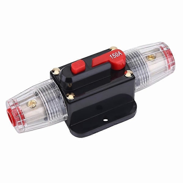 Bil Stereo Audio Beskyttelse 150a Strømafbryder Manuel Reset Switch Sikringsholder
