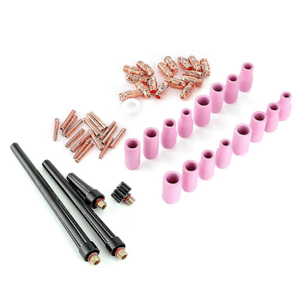 53 stk TIG sveisepistol Keramisk dyse Spennhylse Erstatning Reservedeler for WP9 WP-20 WP25