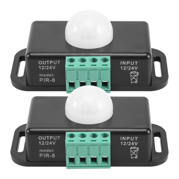 Bevegelsessensorbryter, 12v 24v Pir Sensor Led For Fleksible Led Strips Lys