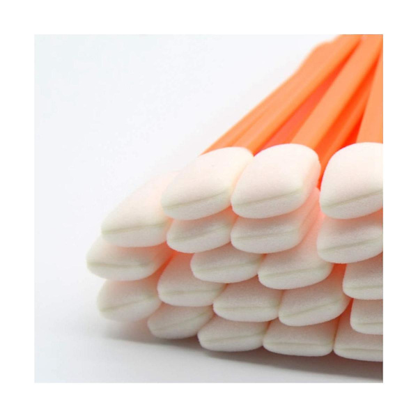 100 stk. Skum-Pinde Rengørings-Sticks til Renrum Detaljerings-Svampe-Sticks til Blækstråleprinter, Optisk Instrumenter