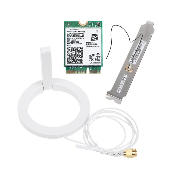 For 9461ngw Wifi Kort+afskærmning+antenne Kit Ac 9461 2.4g/5g 802.11ac M2 Key E Cnvi Bluetooth 5.0 Trådløs