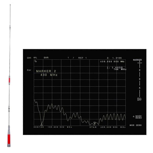 Walkie Talkie Antenne Har-7700 145/435Mhz UV Dobbelt-Segment Højfrekvens Intercom til Off-Road Køretøjer