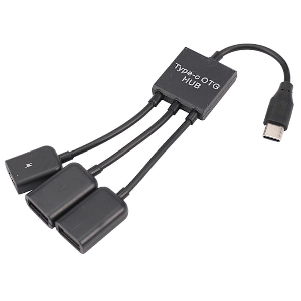 USB 3.1 Type C uros - 2 Dual USB A 2.0 naaras + -USB naaras 3 in 1 OTG HUB