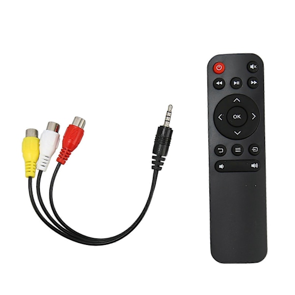 M24 Mini Kannettava Projektori Monitoiminen 360 Asteen Surround-Äänellä Kotiteatterivideoprojektori 100?240V Valkoinen EU-pistoke YEMMA