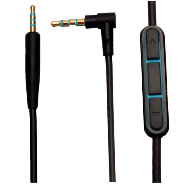 2 stk 1,5 m lyd 2,5 til 3,5 mm kabel for Qc25 Quiet Comfort Mic Headset