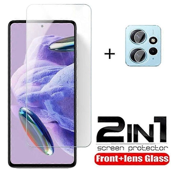 Hærdet glas til XIaomi Redmi Note 12 Pro 5G kameralinse, beskyttelsesfilm, skærmbeskytter