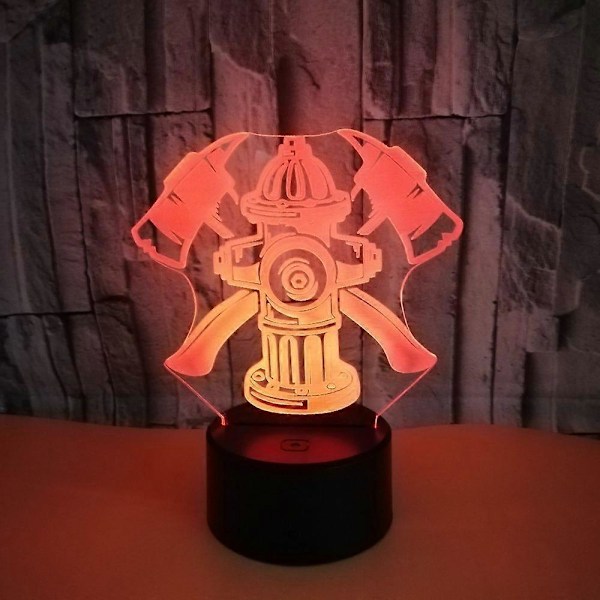 Kreativ 3D Lampe, Hypnotisk Skygge med Kreativt Design, Miljøvennlig Materiale LED Lys Kilde, Ideell for Hjemmedekorasjon og Gave (Svart Sete)