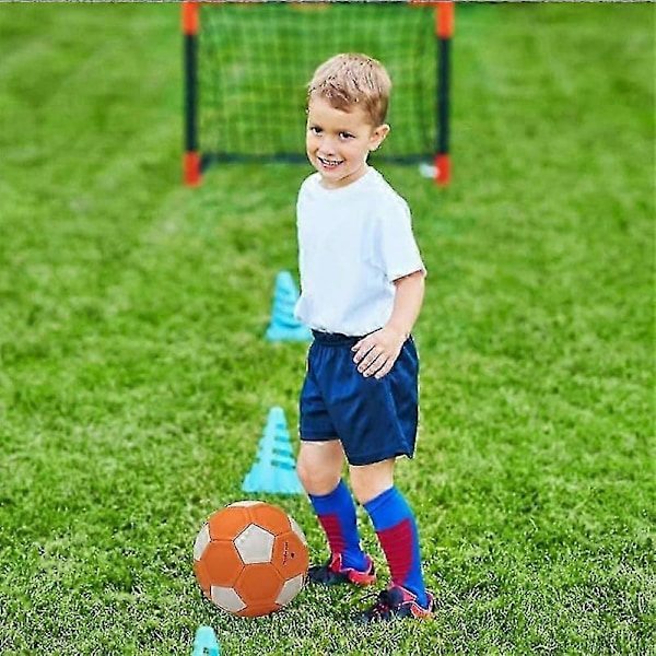Curve And Swerve Fodbold, Fodboldlegetøj, Curve Fodbold, Størrelse 4 Swerve Fodbold til Børn, Spark Med Skru Som De Professionelle, Gave til Baghaveleg TBX