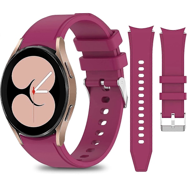 Kompatibel med Samsung Galaxy Watch 4 Rem 40mm 44mm/ Galaxy Watch 4 Classic Remme 42mm 46mm/ Galaxy Watch 3 Rem 41mm, Ingen Mellemrum Blød Silikon Sport Annonce