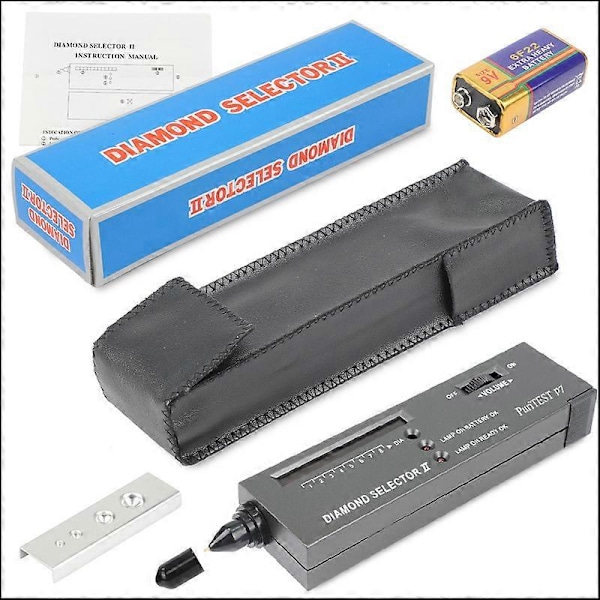 Diamantpen / diamant testpen / diamant termisk ledningsevnemåler / diamantdiskriminator hårdhedstester, 3 stk.