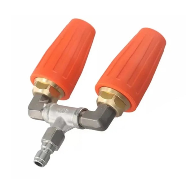 Højtryksvasker Roterende Dobbelt Turbo Dysespids 1/4Tommer 4000PSI Udskiftning Dysespids