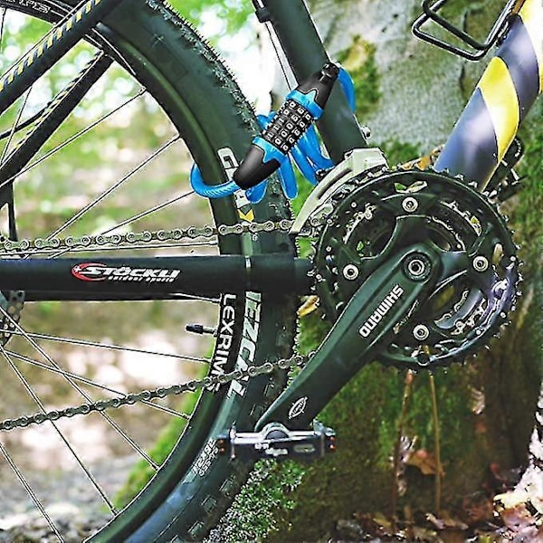Cykelås, Lång 120cm Med 5-siffrig Smart Kod Jskee