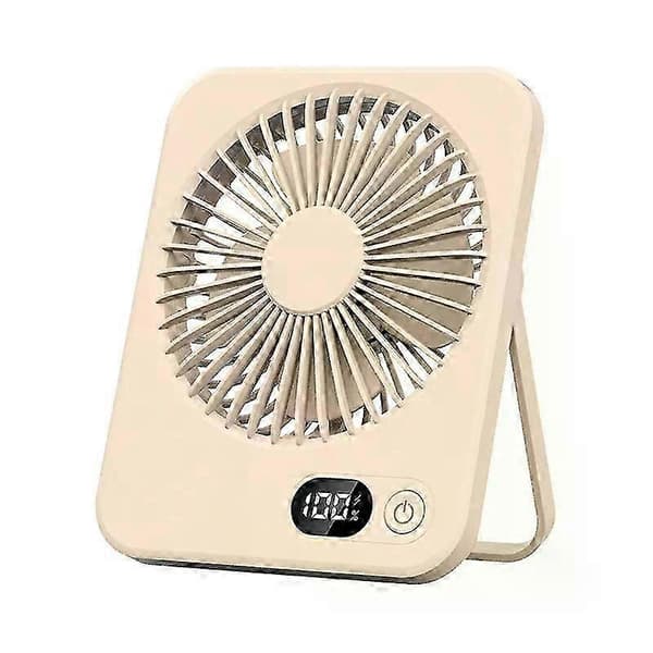 Ultra Støjsvag Foldbar Bordventilator, Mini Ventilator, Kontor Bordventilator Pink