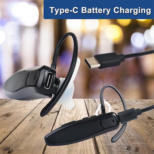 Walkie Talkie Trådlöst Bluetooth PTT-headset Öronpropp Händerfri K-kontakt för mikrofonheadset Adap
