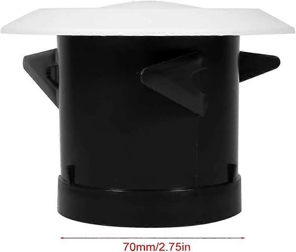 2025 Lämpligt Ventilationsfläktskydd Avgasfläkt Tillförselventil Ventilation Ventilationskanal Slangskydd (75mm)