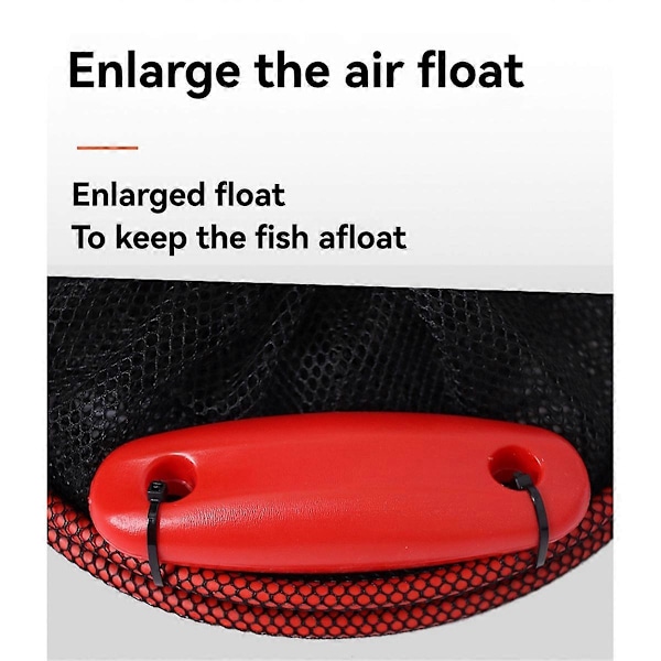 Flytande Fiskekorg Hopfällbar Flytande Fiskkorg Bärbar Nätfiskehink Förvaringsväska Flytande