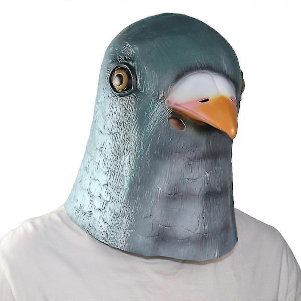 Party Animal Maske Kostume Nyhed Halloween Kostume Party Latex Fuglehoved Maske Due Maske