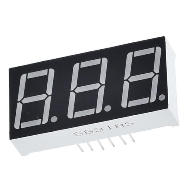 0,56 tommer LED-display 7 Segment 3 Bit Sifferrør Rød Felles Katode Digital 0,56 tommer Led 7segment