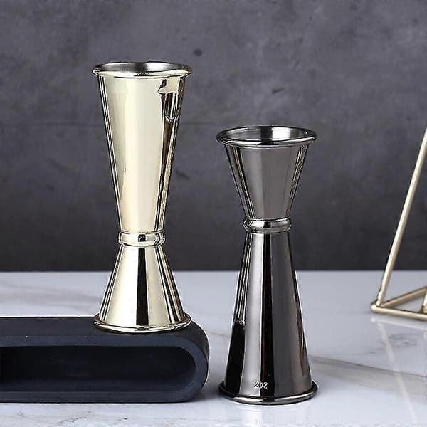 30/60 ml Dobbelt Cocktail Bar Jigger Japansk Rustfrit Stål Målekop Jigger