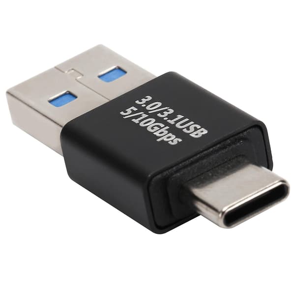 USB 3.0 Hane till USB-C Hane OTG Adapter - Dat synkronisering och snabbladdning stöds