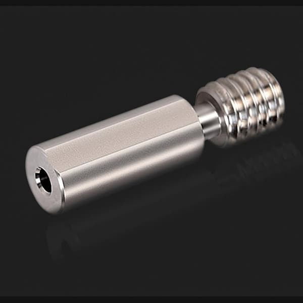 Til 3D-printer Hotend H2 Tc4 All-metal V6 Heat Break Hals til Titanlegering