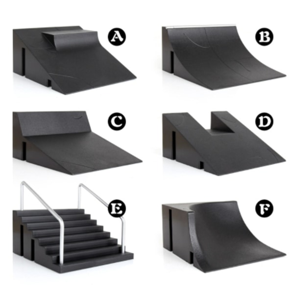 Barnens Finger Skateboards Park Ramp Set Övningsdäck Rolig Inredning Extremsport Fingrar Träning