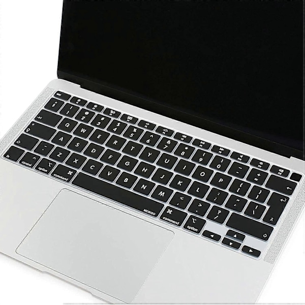 Tangentbordsskydd Kompatibelt med MacBook Air 13 tum 2020 A2337 M1 A2179 Bakbelyst Magic Keyboard med Retina Display & Touch ID, Dammtätt Silikon K