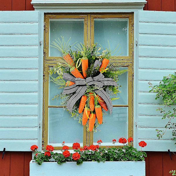 Påskkrans Morot Vår Falska Ägg Krans Dörrhängande Ornament