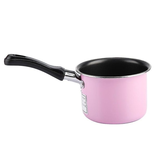 Mini Colorful Milk Pot Non Stick Stockpot Praktisk Bekväm soppgryta Kastrull (rosa)
