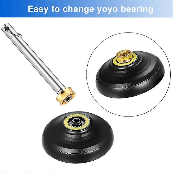 Yoyo Kulelager Ball Responsiv Yoyo Kulelager Responsive Silikonputer 6 Yoyo Snorer og Lagerfjerningsverktøy